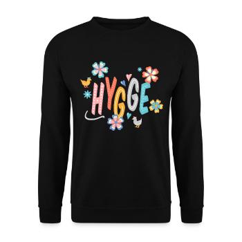 Hygge - Sweat-shirt Unisexe - noir - Devant - Alina (178cm) & Michal (187cm)
