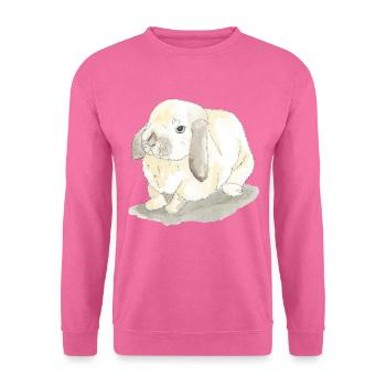 Rabbits - Unisex Sweatshirt - pink - Front