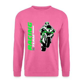 Motorradrennen - Moto GP - Superbike - Unisex Pullover - Pink - Vorne