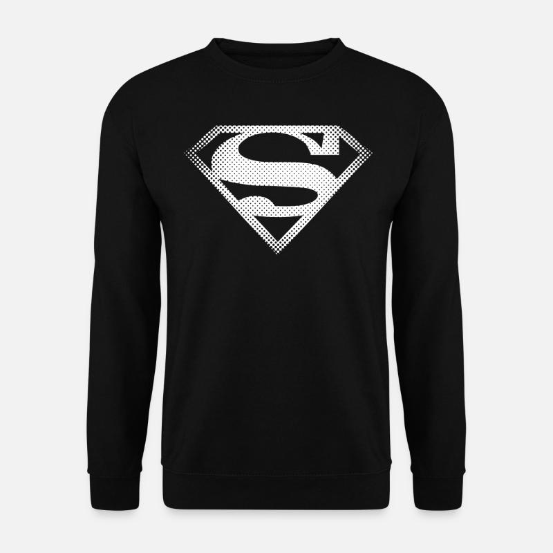 DC Comics Originals Superman Retro Symbol - Unisex Pullover - Schwarz