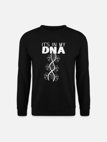 Bicycle riding gift DNA - Unisex Sweatshirt - black