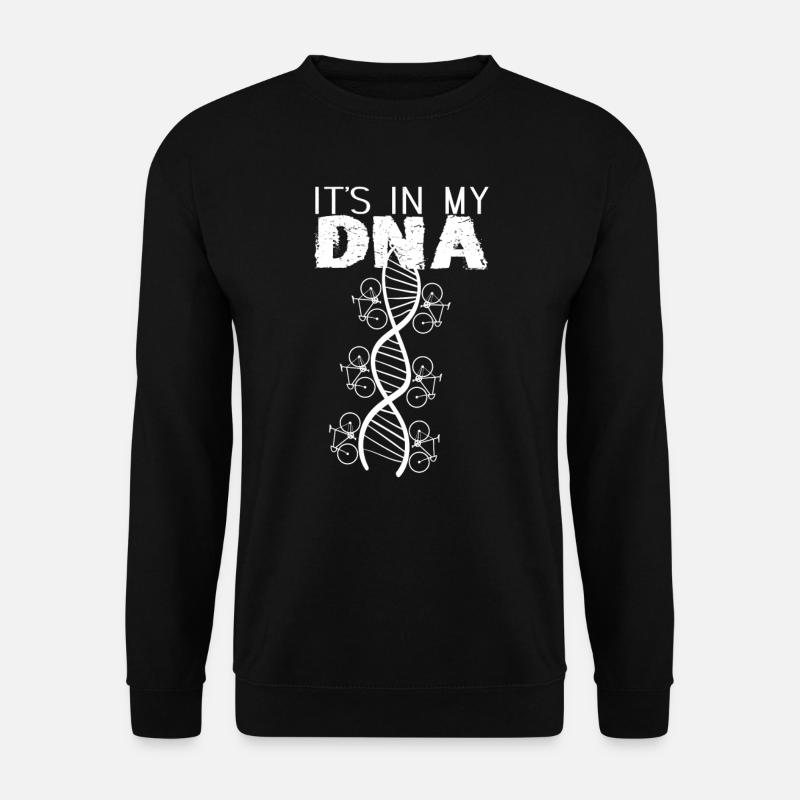 Bicycle riding gift DNA - Unisex Sweatshirt - black