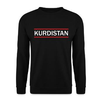 Kurdistan tshirt - Unisex Pullover - Schwarz - Vorne - Alina (178cm) & Michal (187cm)