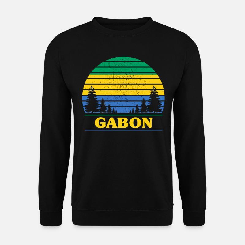Gabun - Unisex Pullover - Schwarz