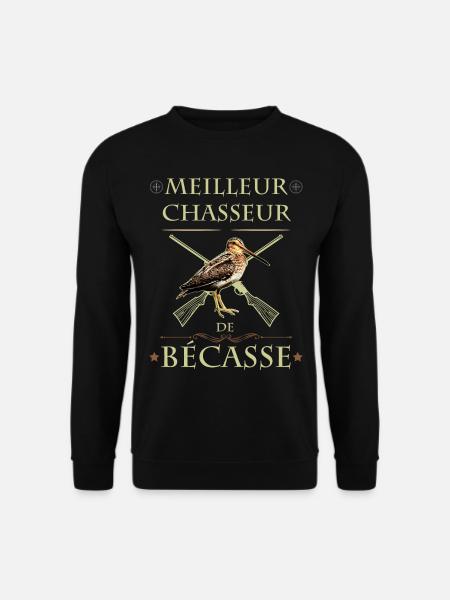 Bécasse tshirt drôle - Sweat-shirt Unisexe - noir