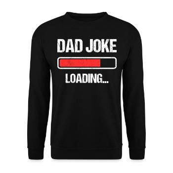 Papa Blague Chargement I - Sweat-shirt Unisexe - noir - Devant - Alina (178cm) & Michal (187cm)