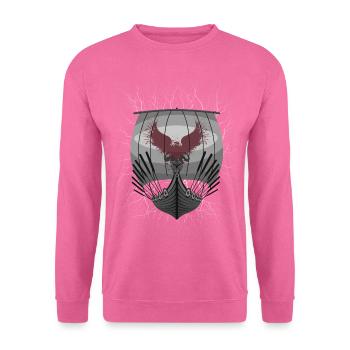Navire viking - Sweat-shirt Unisexe - rose - Devant