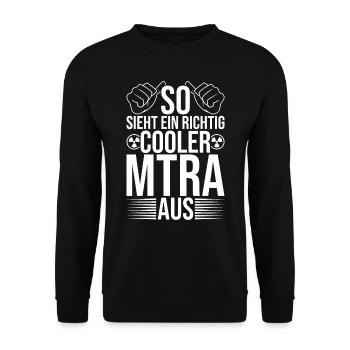 MTRA Medizinisch-Technischer Radiologie Mta - Unisex Pullover - Schwarz - Vorne - Alina (178cm) & Michal (187cm)