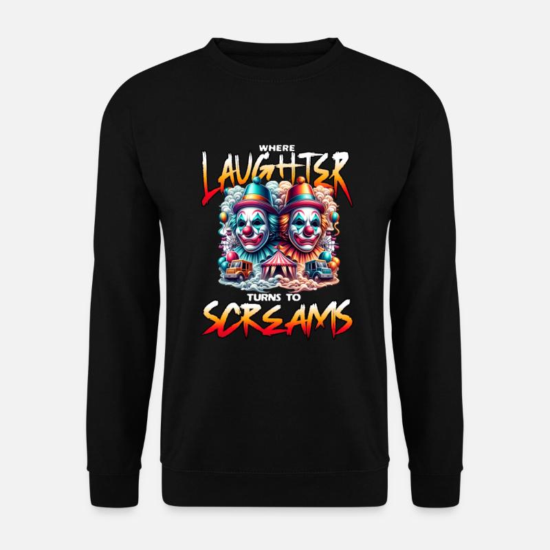 Clown - Unisex Pullover - Schwarz