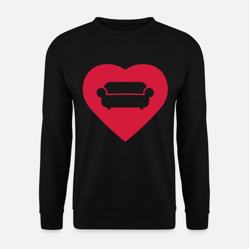 Couch lover - Unisex Pullover - Schwarz