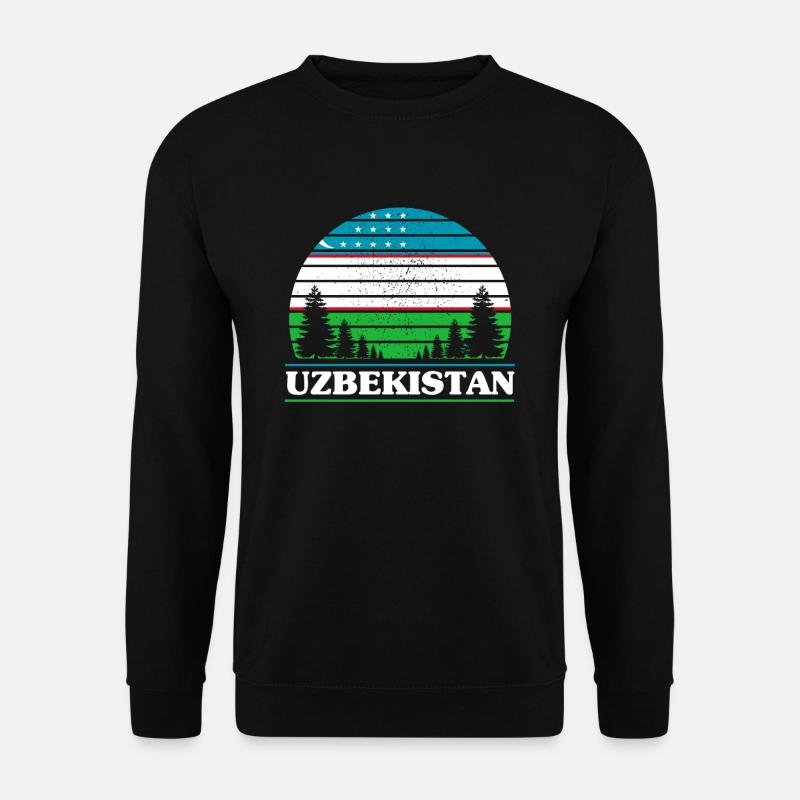 Usbekistan - Unisex Pullover - Schwarz