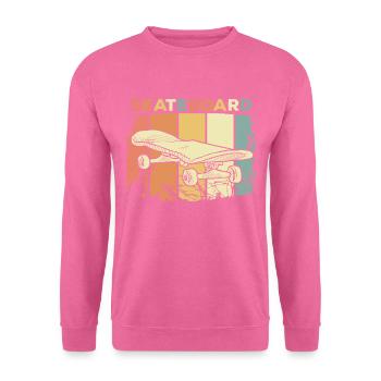 Skateboard - Unisex Pullover - Pink - Vorne