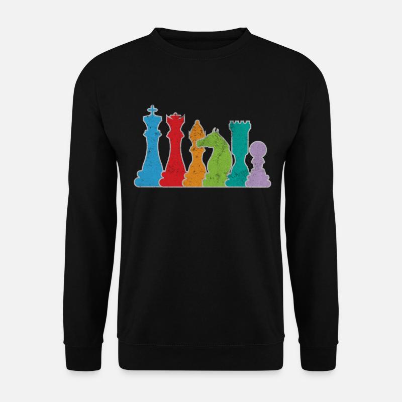 Schach - Unisex Pullover - Schwarz