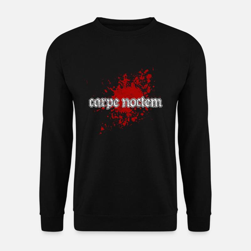 carpe noctem - Unisex Pullover - Schwarz