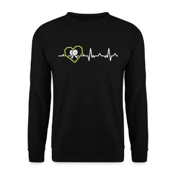 Padel Padel Player Padeltennis Padel Tennis - Unisex Sweatshirt - black - Front - Alina (178cm) & Michal (187cm)
