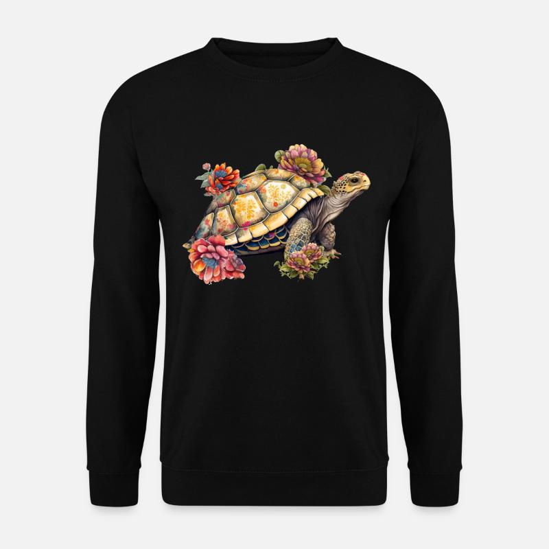 Hübsche Schildkröte - Unisex Pullover - Schwarz