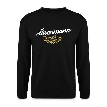 Ährenmann - oreille à qui l'honneur est due - Sweat-shirt Unisexe - noir - Devant - Alina (178cm) & Michal (187cm)
