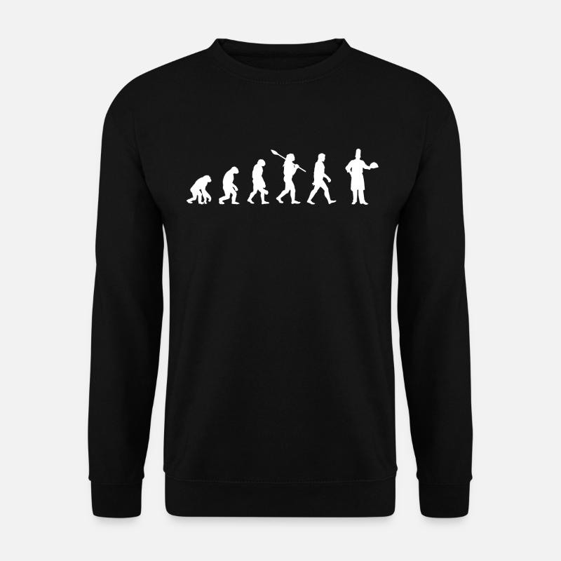 Koch - Evolution of Man / Darwin - Unisex Sweatshirt - black