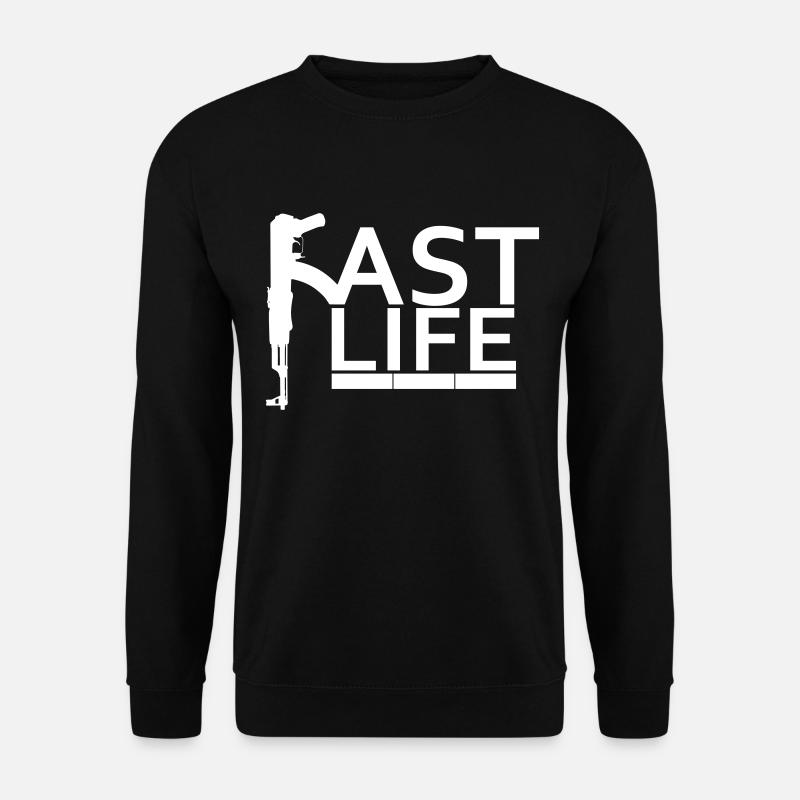 Fast life - Unisex Sweatshirt - black