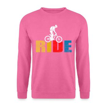RIDE VTT - Sweat-shirt Unisexe - rose - Devant