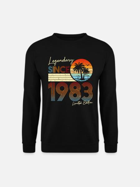 Legendär seit 1983 Limited Edition - Unisex Pullover - Schwarz