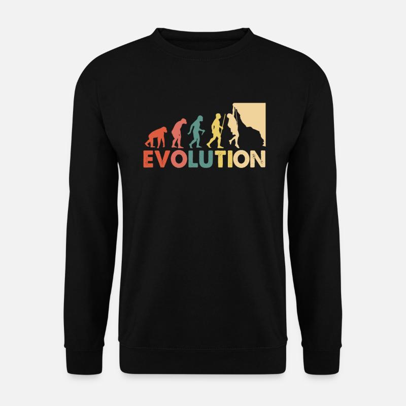 Klettern Evolution Escalade - Unisex Pullover - Schwarz