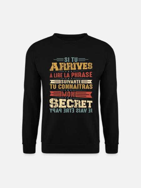 Je Vais Être Papy Annonce Grossesse Papi Grossesse - Sweat-shirt Unisexe - noir