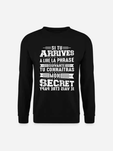 Je Vais Être Papy Annonce Grossesse Papi Grossesse - Sweat-shirt Unisexe - noir