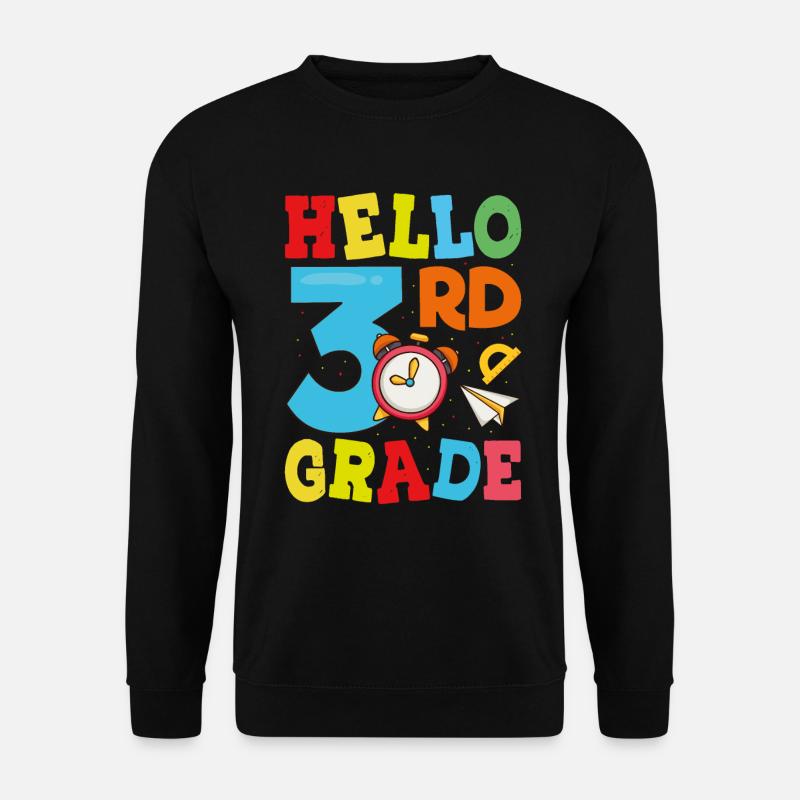 Hallo 3. Jahr - Unisex Pullover - Schwarz