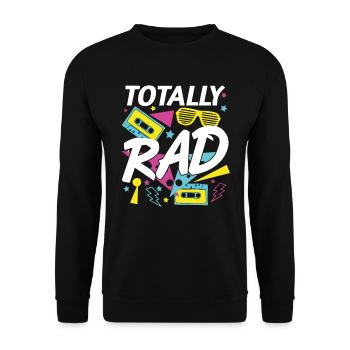 Totally Awesome - Unisex Sweatshirt - black - Front - Alina (178cm) & Michal (187cm)