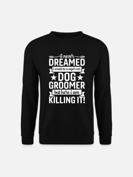 Super cooler Hundefriseur - Unisex Pullover - Schwarz