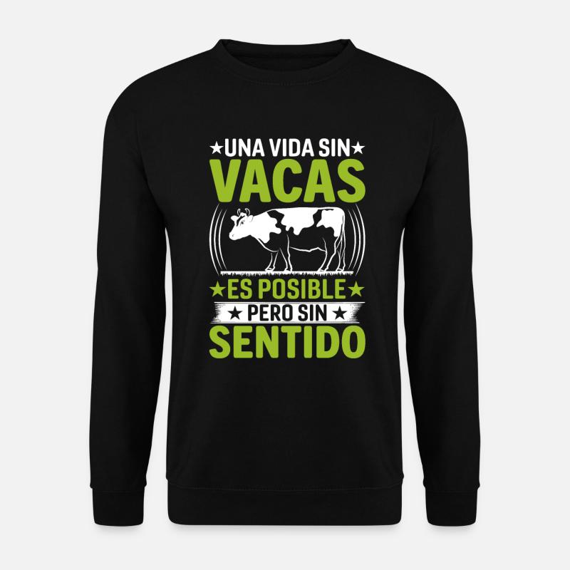 Cadeau De Vache Drôle - Sweat-shirt Unisexe - noir