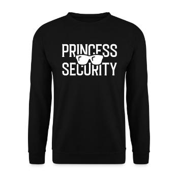 Princess Security - Unisex Sweatshirt - black - Front - Alina (178cm) & Michal (187cm)