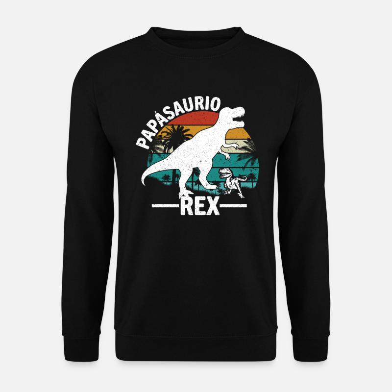 Papàsaurio Rex - Unisex Sweatshirt - black