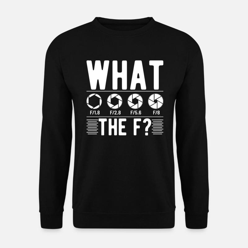 Fotograf Fotografie Kameraobjektiv - Unisex Pullover - Schwarz