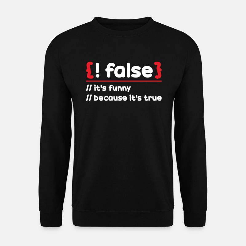 Programmer Programming Software Coding Encoder - Unisex Sweatshirt - black