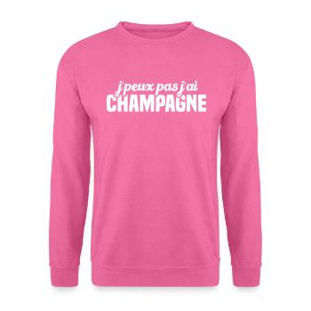 Je Peux Pas J'ai - Sweat-shirt Unisexe - rose - Devant