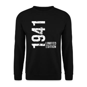Limitierte Auflage von 1941 - Unisex Pullover - Schwarz - Vorne - Alina (178cm) & Michal (187cm)
