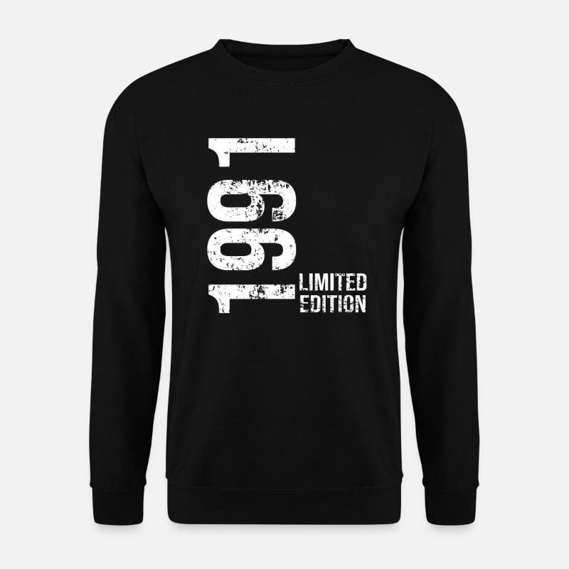 1991 Limitierte Auflage - Unisex Pullover - Schwarz