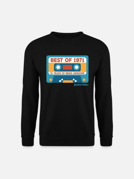 Jahrgang 1971 - Unisex Pullover - Schwarz