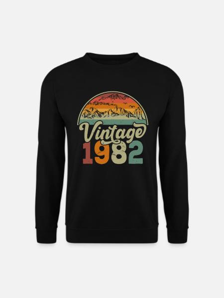 Jahrgang 1982 - Unisex Pullover - Schwarz