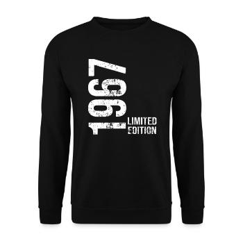 1967 Limitierte Auflage - Unisex Pullover - Schwarz - Vorne - Alina (178cm) & Michal (187cm)