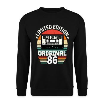 Édition Limitée Du Meilleur De L'original De 1986 - Sweat-shirt Unisexe - noir - Devant - Alina (178cm) & Michal (187cm)