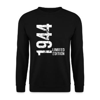 Limitierte Auflage von 1944 - Unisex Pullover - Schwarz - Vorne - Alina (178cm) & Michal (187cm)