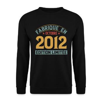 Hergestellt im Oktober 2012 limitierte Auflage - Unisex Pullover - Schwarz - Vorne - Alina (178cm) & Michal (187cm)