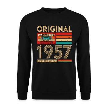 Succès Légendaires Originaux Le Meilleur De 1957 - Sweat-shirt Unisexe - noir - Devant - Alina (178cm) & Michal (187cm)
