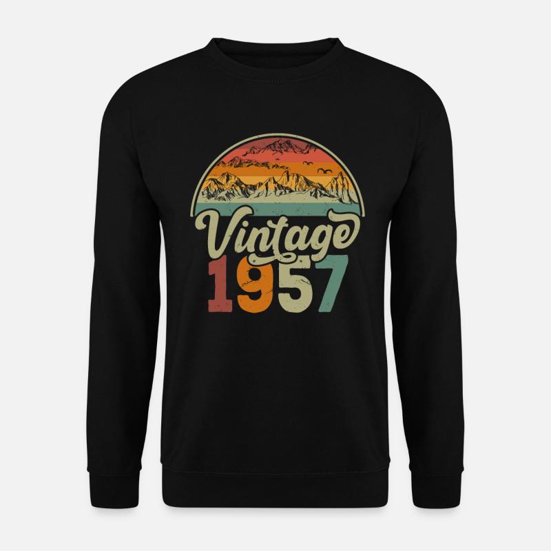 Jahrgang 1957 - Unisex Pullover - Schwarz