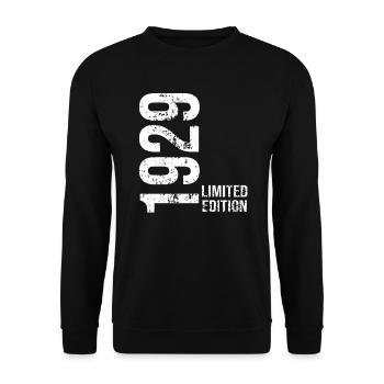 Limitierte Auflage von 1929 - Unisex Pullover - Schwarz - Vorne - Alina (178cm) & Michal (187cm)