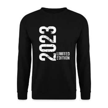 Limitierte Auflage von 2023 - Unisex Pullover - Schwarz - Vorne - Alina (178cm) & Michal (187cm)