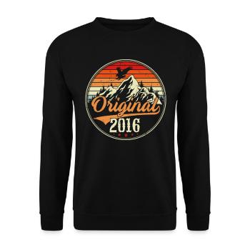 Original 2016 - Unisex Sweatshirt - black - Front - Alina (178cm) & Michal (187cm)